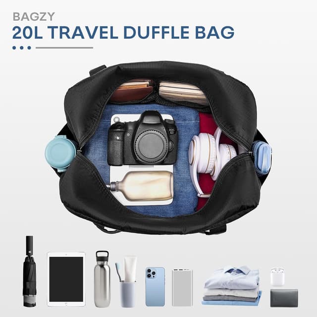 Detalle de BAGZY borsone pieghevole da cabina 40x20x25 Ryanair