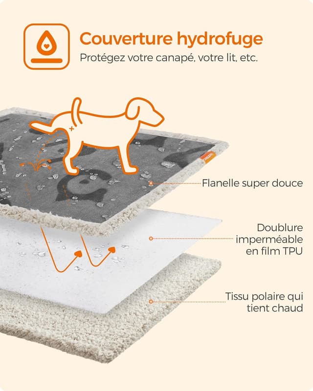 Thumbnail 3 de Feandrea Couverture Chien Hydrofuge S 73x63