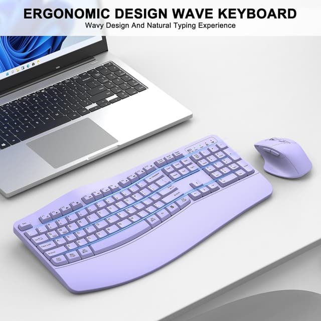 Detalle 2 de ULSOU Wireless keyboard combo, 2.4G
