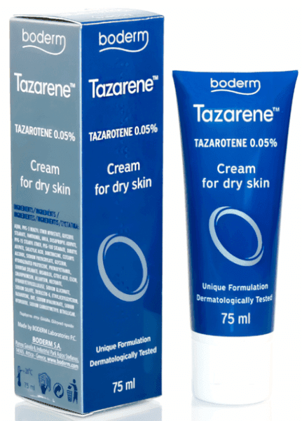 Detalle de Boderm Tazarene Crema 0,05% 75 ml