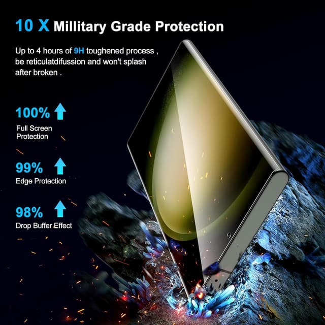 Thumbnail 5 de Arshek Galaxy S23 Ultra Privacy Screen Protector 4-Pack