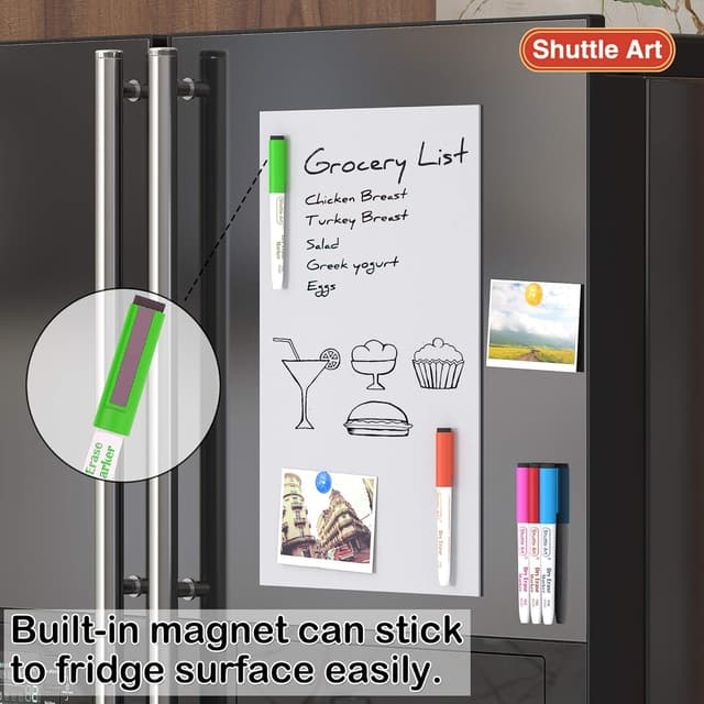 Thumbnail 6 de Shuttle Art Magnetic Dry Erase Markers 20-Color Set