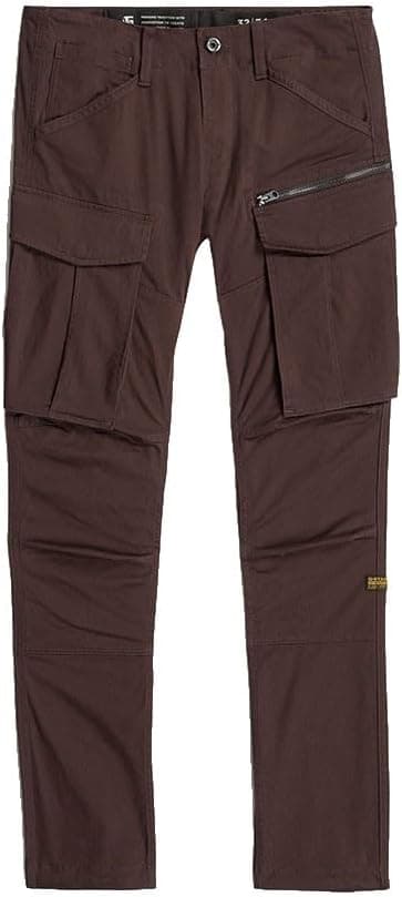 Detalle de G-Star Herren Rovic Zip 3D Regular Tapered Pants – mit Reißverschluss am Hosenschlitz