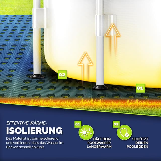 Thumbnail 3 de tillvex 12 tappetini protettivi per piscina 51x51 cm