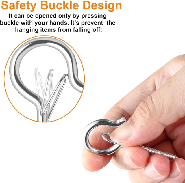 Thumbnail 6 de FSAH 50 Pack Screw-in Hooks for Outdoor Lights