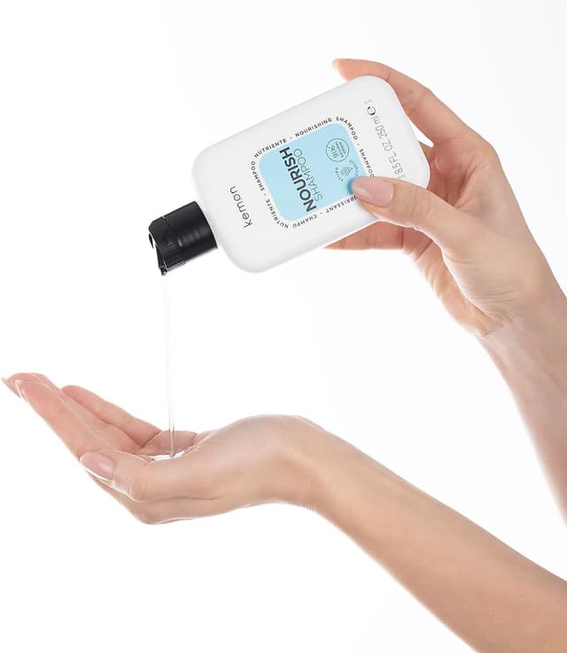 Detalle de Kemon Nourish Shampoo nutriente al burro di karité per capelli secchi, crespi e sfibrati (250 ml)