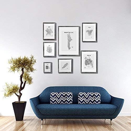 Thumbnail 6 de Marco Vintage A4 Plata con Paspartú y Cristal Templado 📸