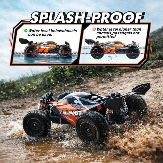 Detalle de Cirmine Macchina Telecomandata Professionale 1:18 4x4 Fuoristrada fino a 36 km/h (2,4 GHz)