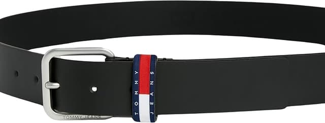 Detalle de Tommy Jeans Ryan cinturón 100 cm 3,5 cm negro