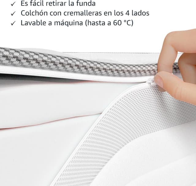 Detalle 2 de Amazon Basics Colchón de muelles ensacados 90x190cm 💤