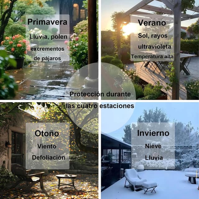 Thumbnail 6 de KOKOMALL Funda para Moto Impermeable 210D 3XL