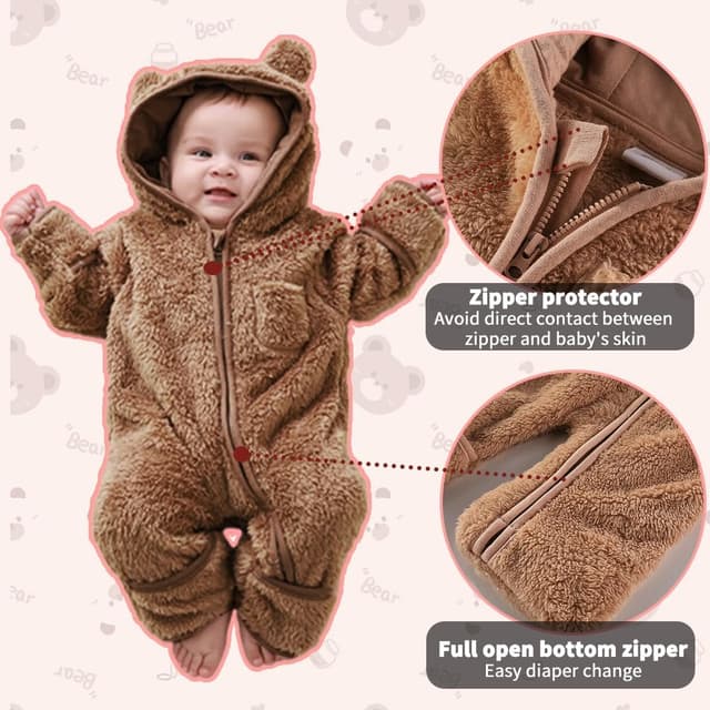 Thumbnail 4 de AiWMGL Newborn Bear Romper 280g