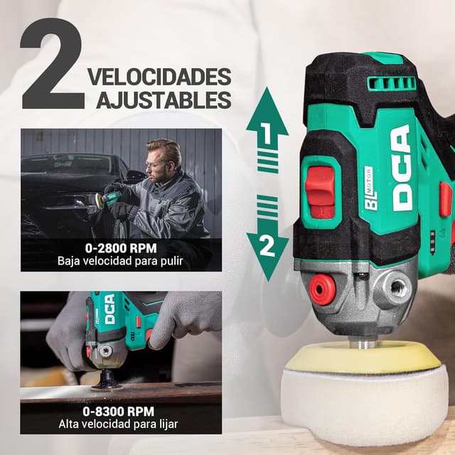 Thumbnail 2 de DCA Mini Pulidora Coche 12V 75mm