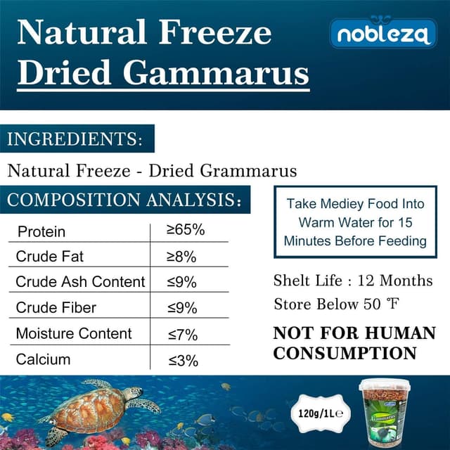 Thumbnail 1 de Nobleza Crevettes Tortue 120g 🐢