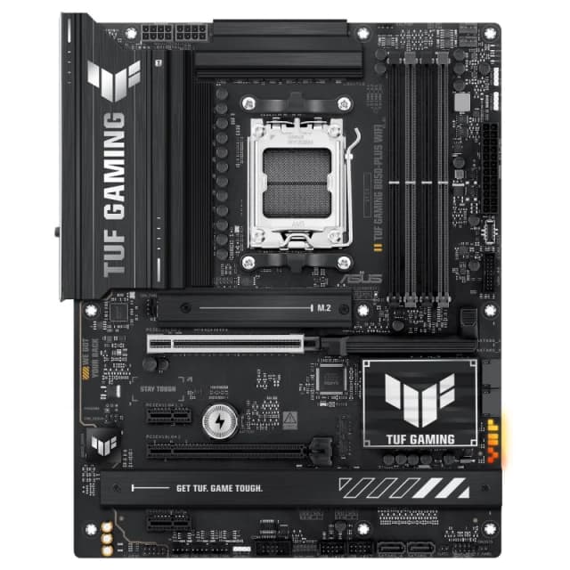 Detalle 2 de ASUS TUF Gaming B850-PLUS WiFi (ATX) para AMD Ryzen: conectividad y estabilidad para jugar