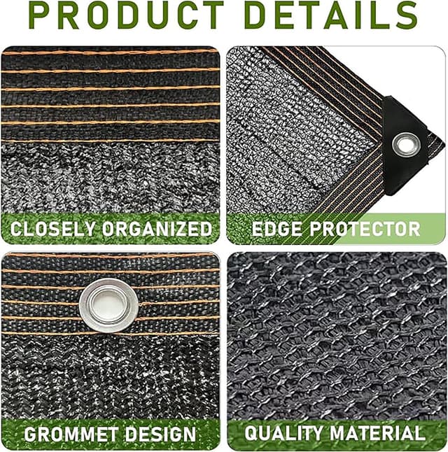 Thumbnail 5 de ZOZIJIU Malla de Sombra 2.5x4m para Exterior ☂