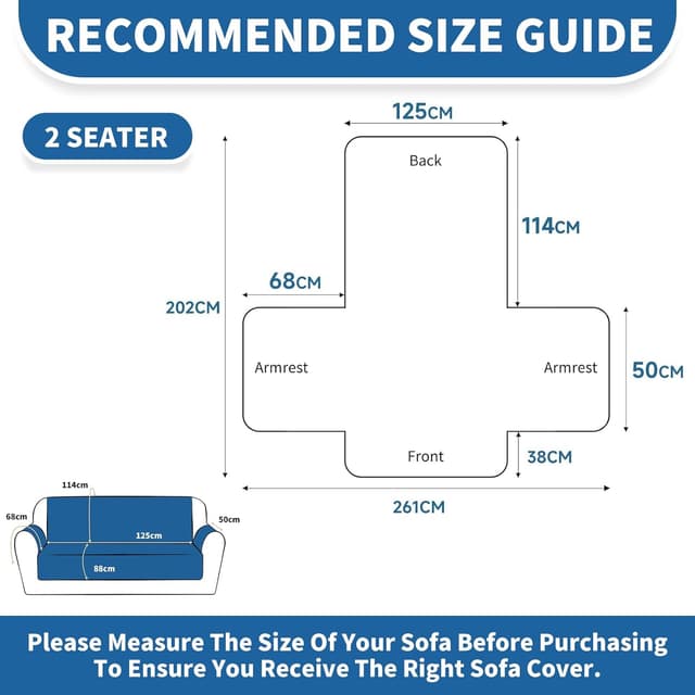 Detalle de YSTELLAA Trapuntato Copridivano 2 Posti con Braccioli impermeabile antiscivolo antimacchia verde menta