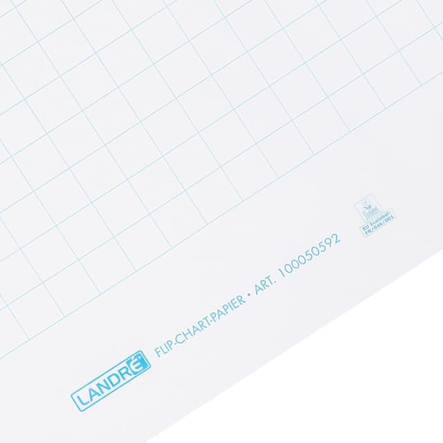 Detalle de Landré Flipchartpapier 20 Blatt kariert 📋