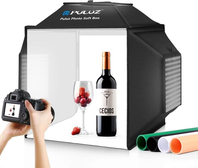 Imagen de PULUZ Upgrade Fotobox 40 cm mit 480 LED-Leuchten en OfertitasTOP