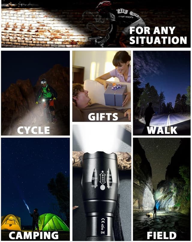 Thumbnail 6 de SIMILKY 3Pack Torches 1200 Lumen