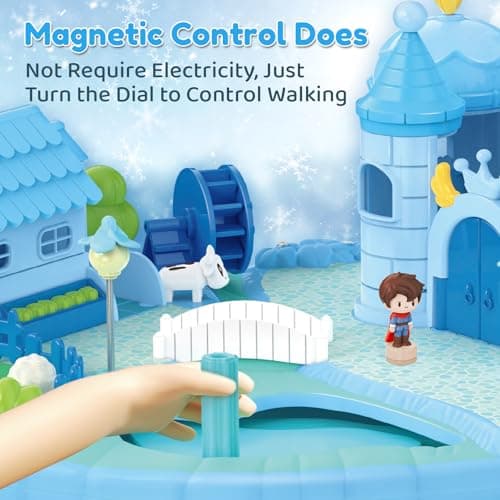 Detalle 1 de fygurso Casa de Muñecas Castillo de Princesa 🏰 con Figuras Móviles