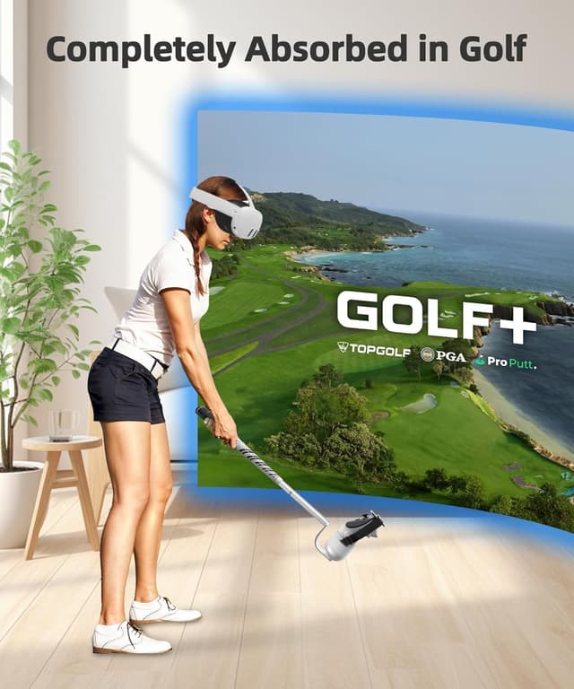 Thumbnail 1 de BRICOK VR Golf Club Attachment 90° for Quest 3