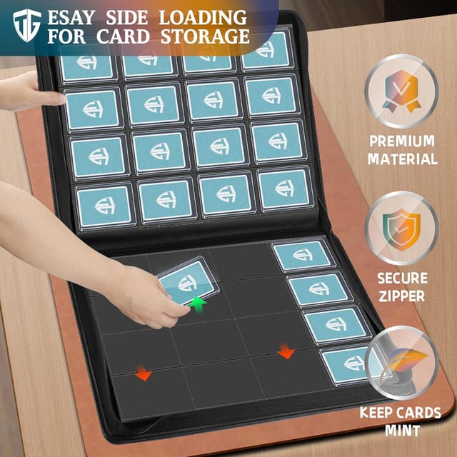 Thumbnail 4 de TCGUARD Toploader Album 640 Karten