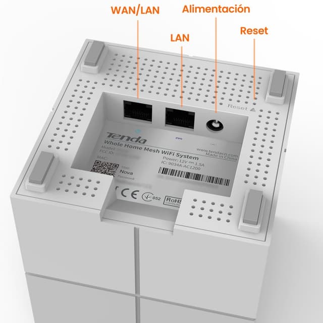 Thumbnail 1 de Tenda Nova MW6 Sistema WiFi Mesh Dual Band Gigabit — Pack 2 unidades