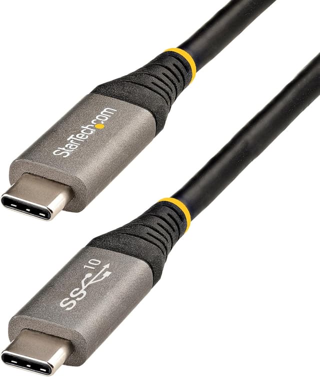 Detalle de StarTech.com USB-C-zu-USB-C-Kabel 1 m (10 Gbps, USB-IF zertifiziert) USB31CCV1M