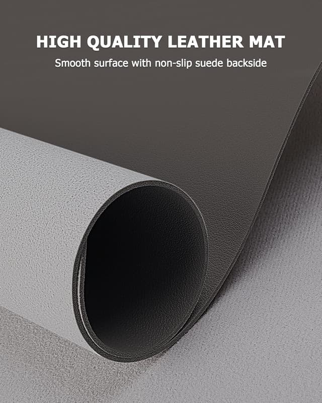 Detalle 2 de MOLMO Non-Slip Desk Mat (Waterproof) – Dark Grey, 60 x 35 cm