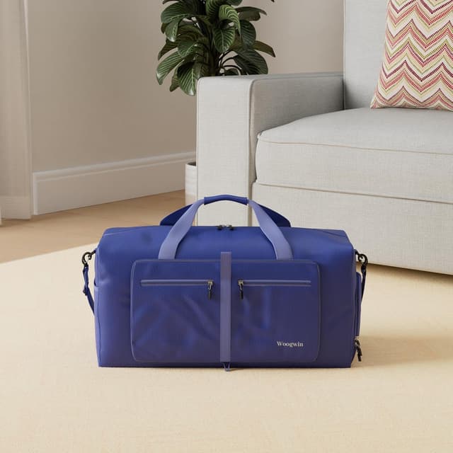 Detalle 2 de ehsbuy 60L Foldable Travel Duffle Bag — Waterproof Holdall