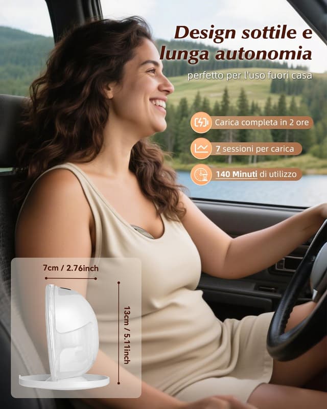 Thumbnail 3 de KISSBOBO K5 Tiralatte elettrico doppio 320 mmHg