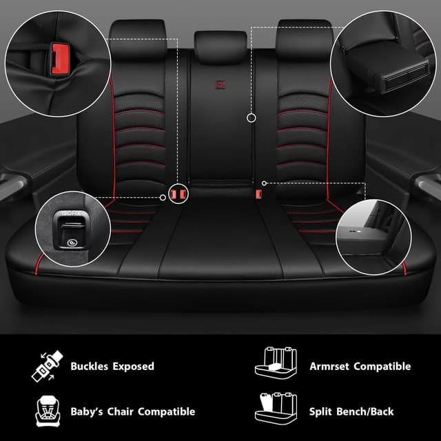 Thumbnail 4 de CAR PASS 3D Foam PU Leather Seat Covers — Universal