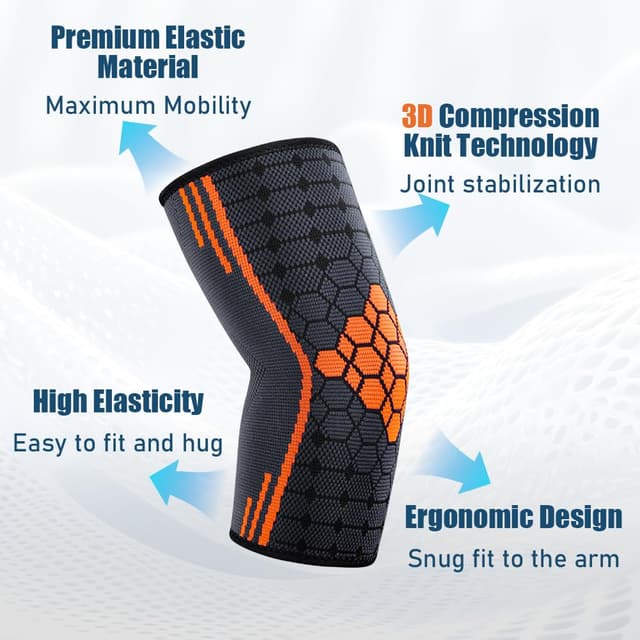 Detalle de AOOWU tutore epicondilite gomito, 2 pezzi