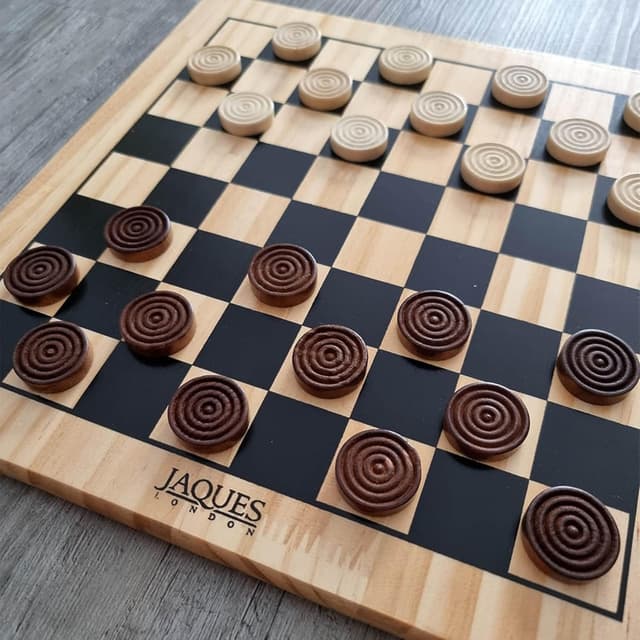 Detalle 1 de Draughts board game 12 inch Jaques