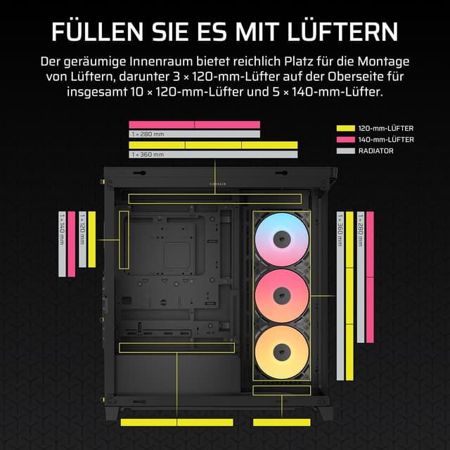 Thumbnail 6 de Corsair Frame 4500X RS-R ARGB Gehäuse