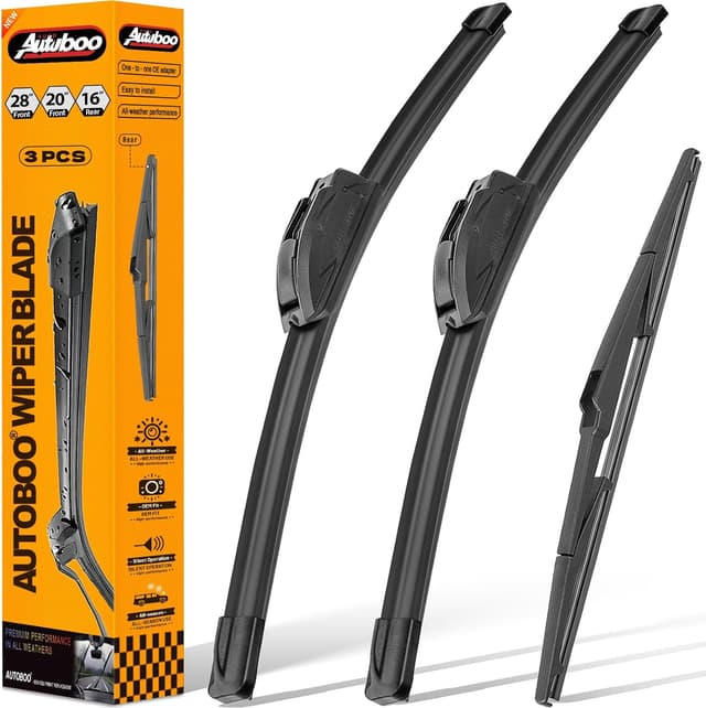 Detalle de AUTOBOO 28 + 20 + 16 in Wiper Blades for Toyota Sienna