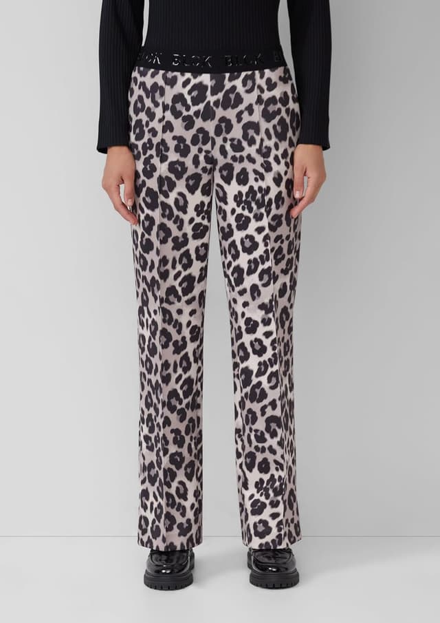 Thumbnail 2 de s.Oliver Wide-Leg-Hose Scuba Logo-Gummibund