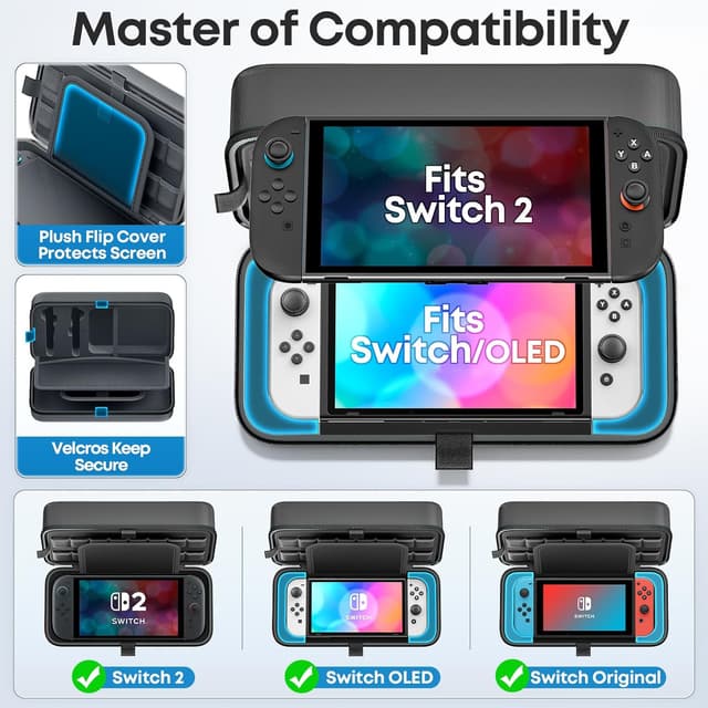Detalle de Custodia Nintendo Switch 2 26 slot rigida