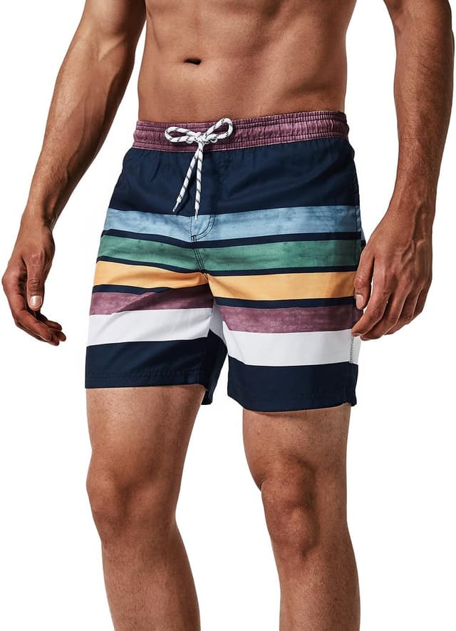 Detalle 2 de Quick-dry swimming trunks with mesh lining