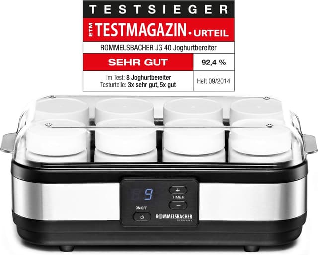 Detalle 2 de Rommelsbacher JG 40 Joghurtbereiter mit LCD