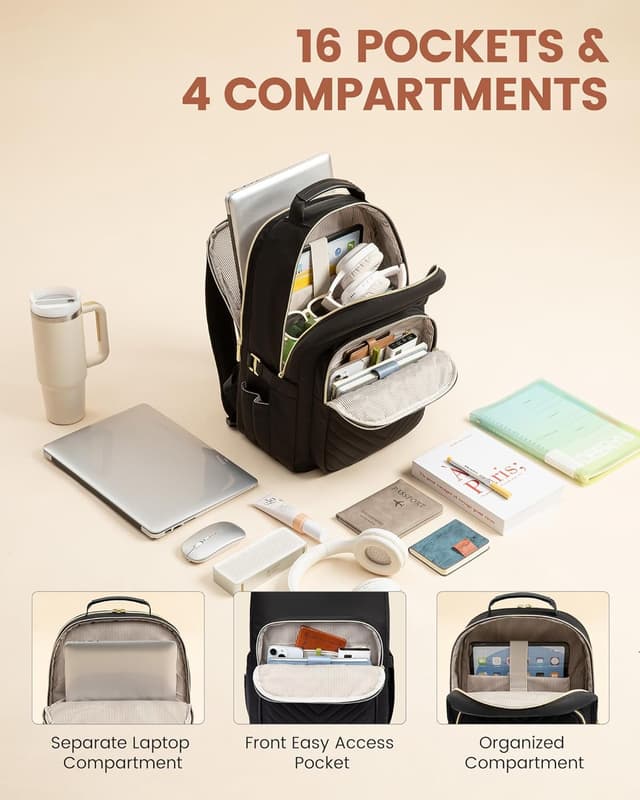 Detalle de LOVEVOOK Laptop Backpack 15.6 inch