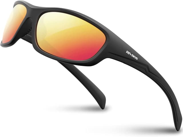 Detalle de RIVBOS Sonnenbrille für Fahrrad & Sport RB832 – polarisierte TR90-Sportbrille mit UV400