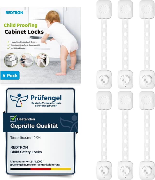 Detalle de REDTRON Verrouillage Bébé Amélioré 6 pcs