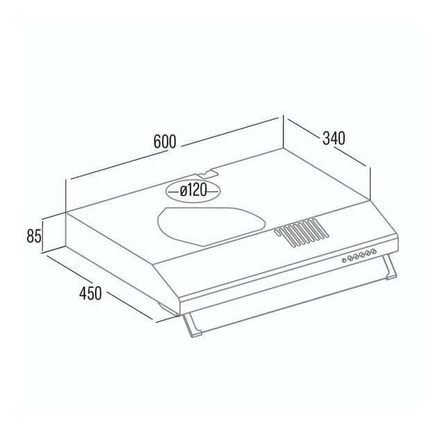 Thumbnail 1 de Cata LFK 6001 X campana convencional 3 velocidades