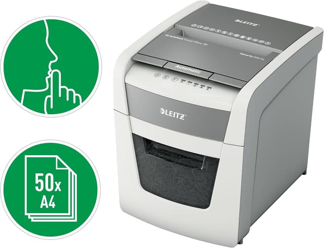 Detalle 2 de Leitz IQ Auto+ Small Office 50X Destructeur