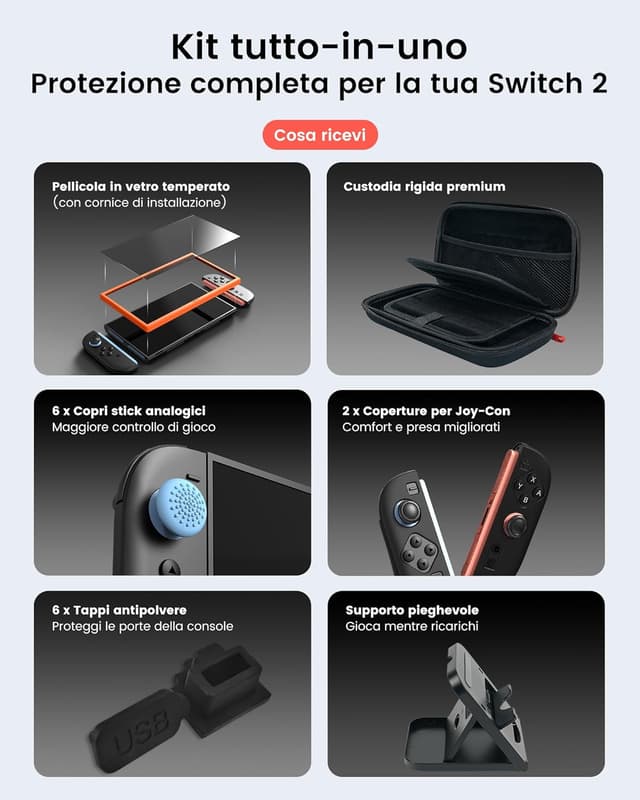 Detalle 2 de Custodia Nintendo Switch 2 con 24 slot