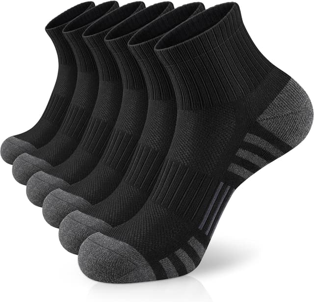 Imagen de Airacker Athletic Quarter Socks 6 Pairs en OfertitasTOP
