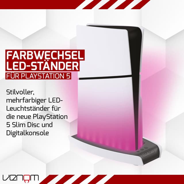 Detalle 2 de Venom Venom PS5 Slim Konsolenständer mit LED