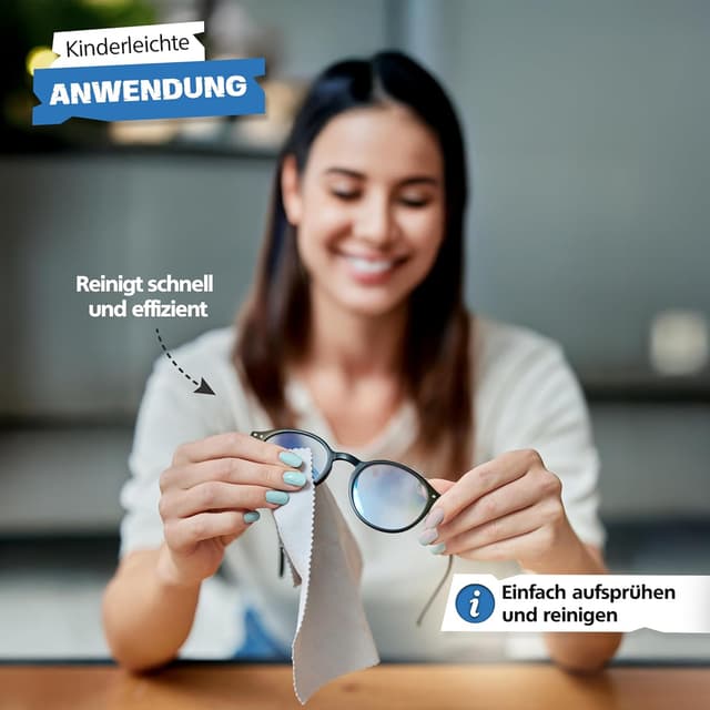 Detalle 2 de SPRINGER CX2200 Brillenreiniger (250 ml) – schonender Reiniger gegen Schlieren & Flecken